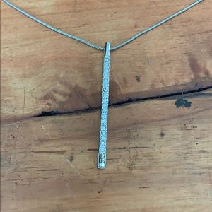 Rhinestone statement necklace simple but cute